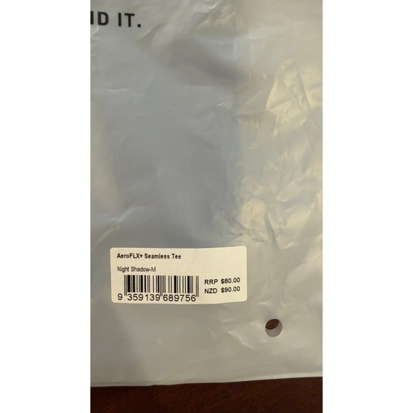 LSKD AeroFLX+ Seamless Tee Night Shadow Workout Shirt Womens Medium NWT NEW - Picture 8 of 16